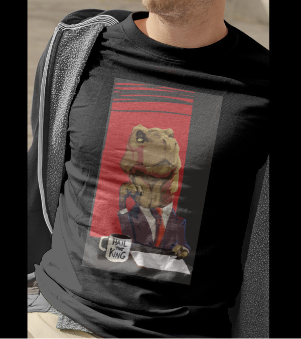 Hail To The King Rex On A Board Meeting Mug T-Shirt