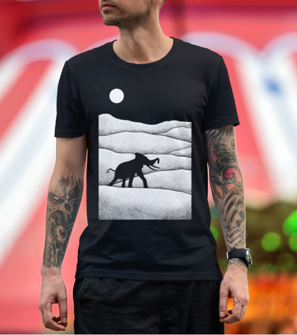 Premium T-Shirt: Elephants Dream Moonlit Desert T-Shirt Elephants Dream Moonlit Desert T-Shirt