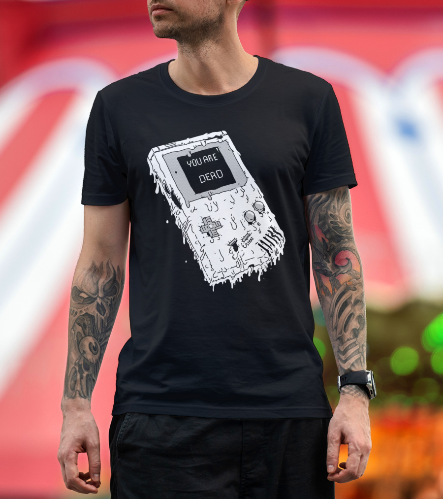 DeadBoy You Are Dead Melting Game Console T-Shirt