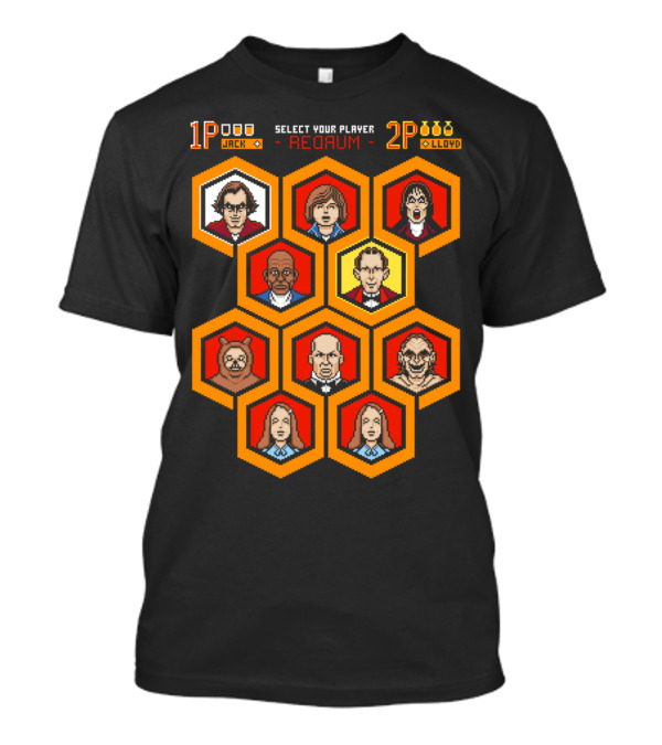 8 Bit Shining REDRUM Select Your Player Jack Lloyd T-Shirt