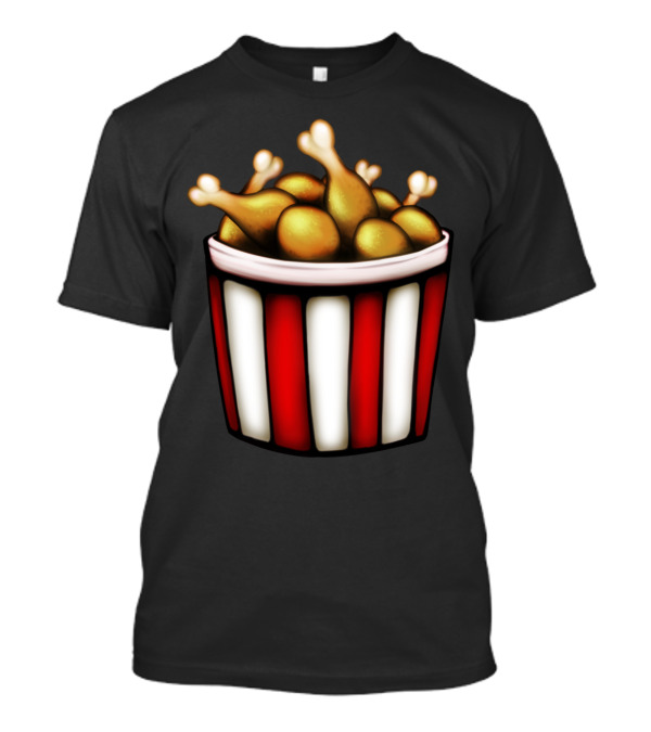 Bucket O Chicken Crispy Drumsticks Delight T-Shirt