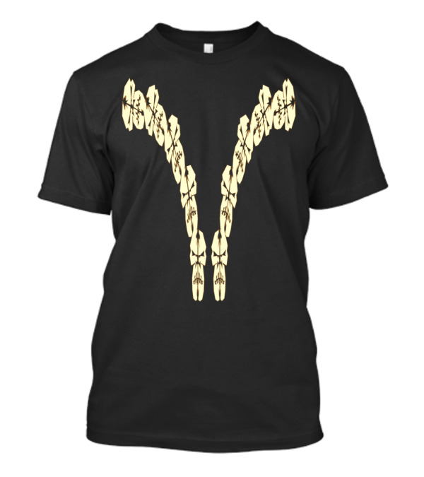 Chain Of Office Golden Skeleton Skulls T-Shirt