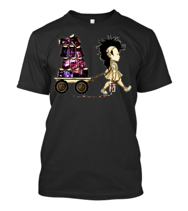 Hazy Cosmic Keepsakes Galaxy Jars Cart T-Shirt