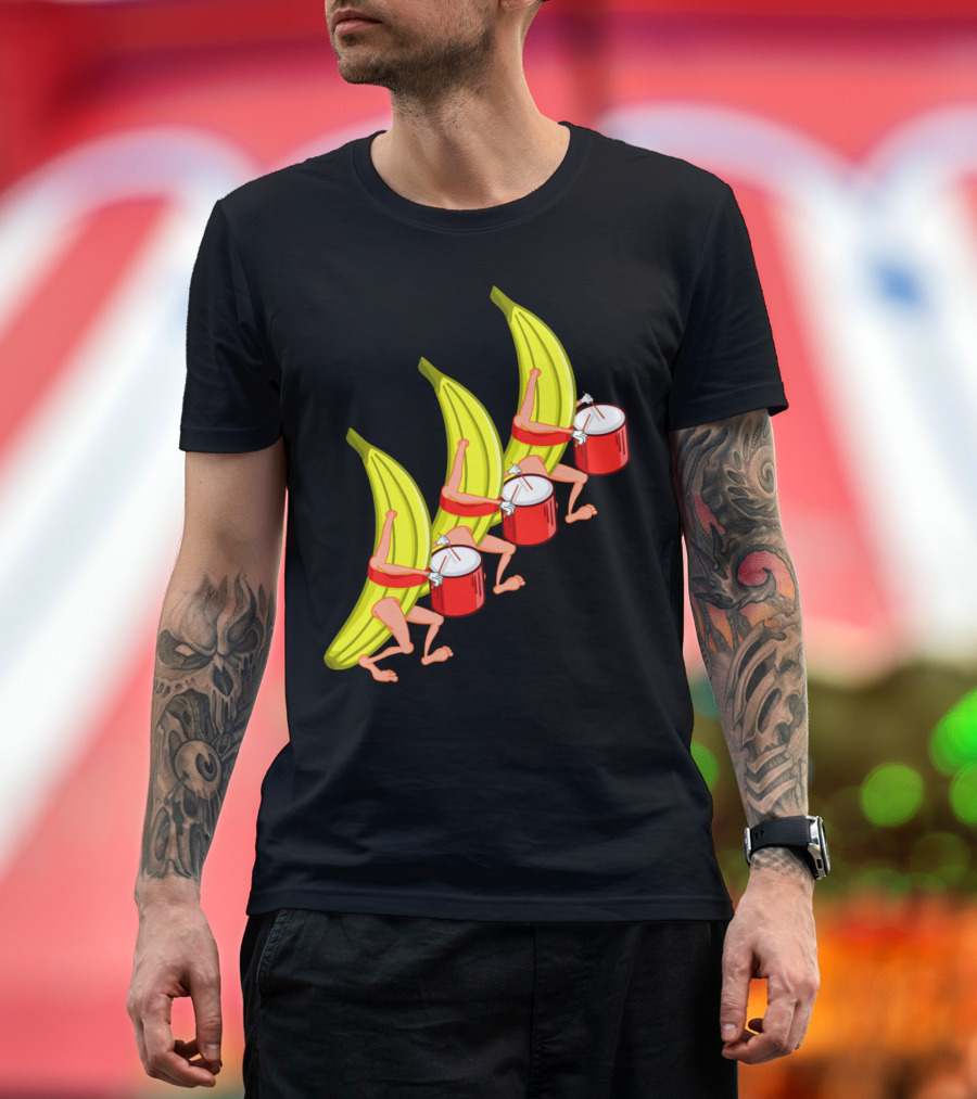 Bananas Marching Drummer Parade T-Shirt
