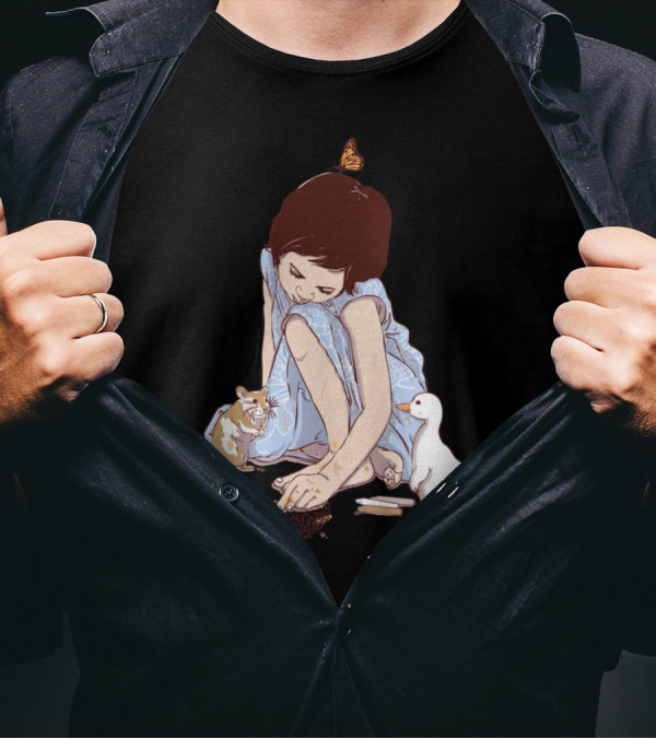 Create Life Child With Animals And Butterfly T-Shirt