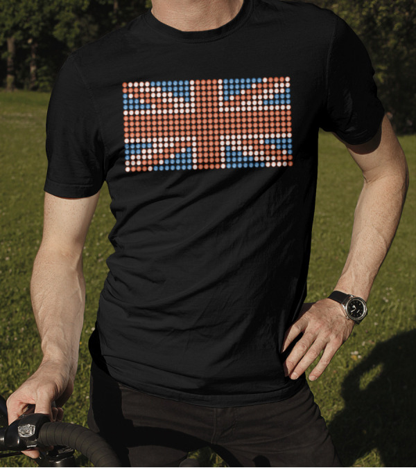 Union Jack LED Dot Matrix T-Shirt
