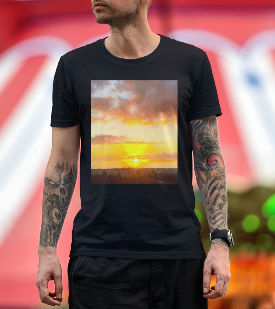 Florida Sunset #2 By Ro Rich Golden Horizon T-Shirt