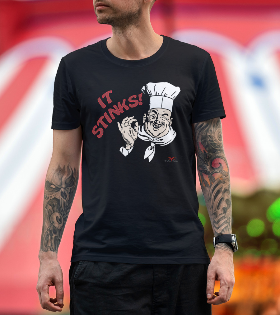 It Stinks Chef Approval Gesture Winking Expression T-Shirt
