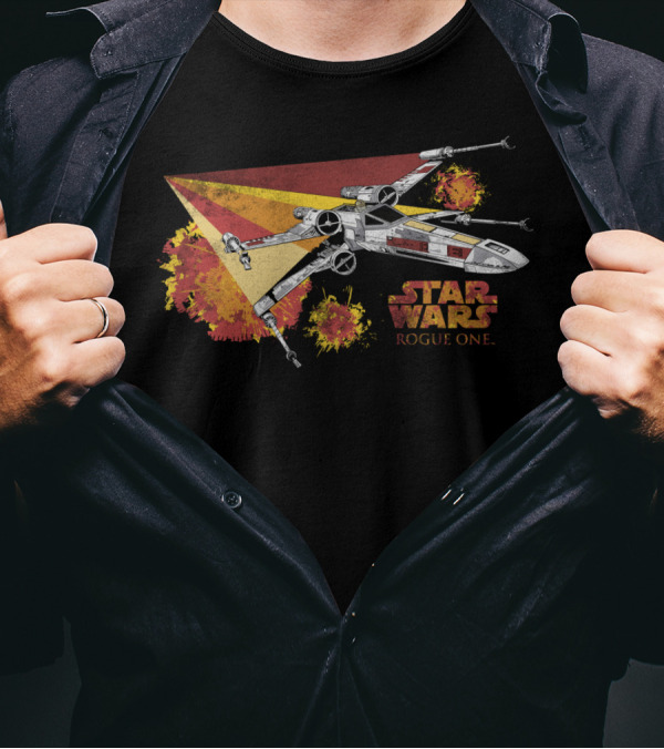 Star Wars Rogue One X Wing Spaceship T-Shirt