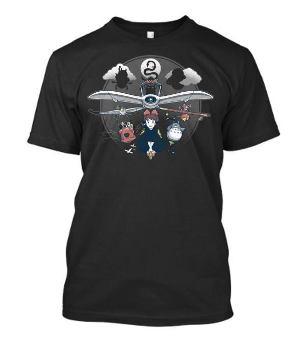 Flight Of The Imagination Studio Ghibli Compilation T-Shirt