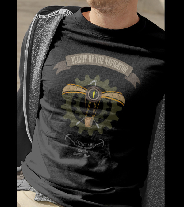 Flight Of The Navigator Extinct A.D. Since 1805 Alternate Reality T-Shirt
