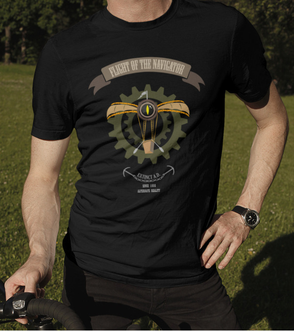 Flight Of The Navigator Extinct A.D. Since 1805 Alternate Reality T-Shirt