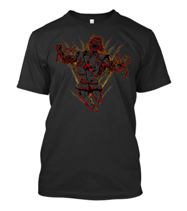 Unleashed Rage Exploding Chains Warrior T-Shirt
