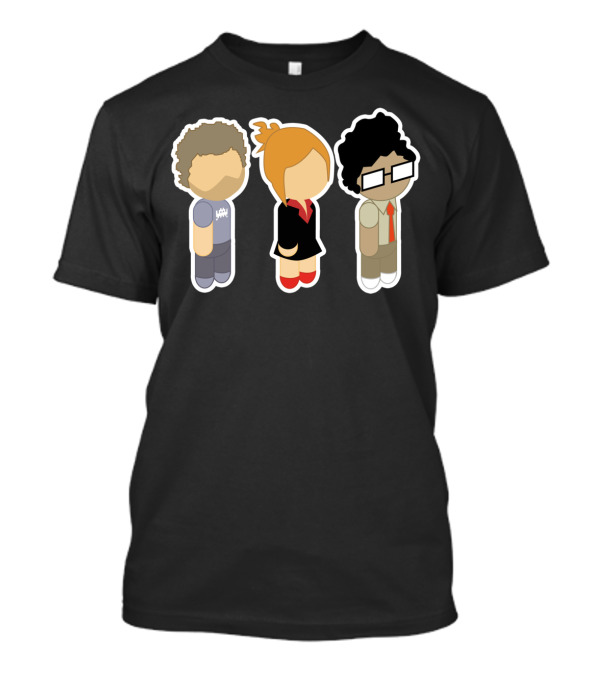 Chibi Roy Moss And Jen IT Crowd T-Shirt