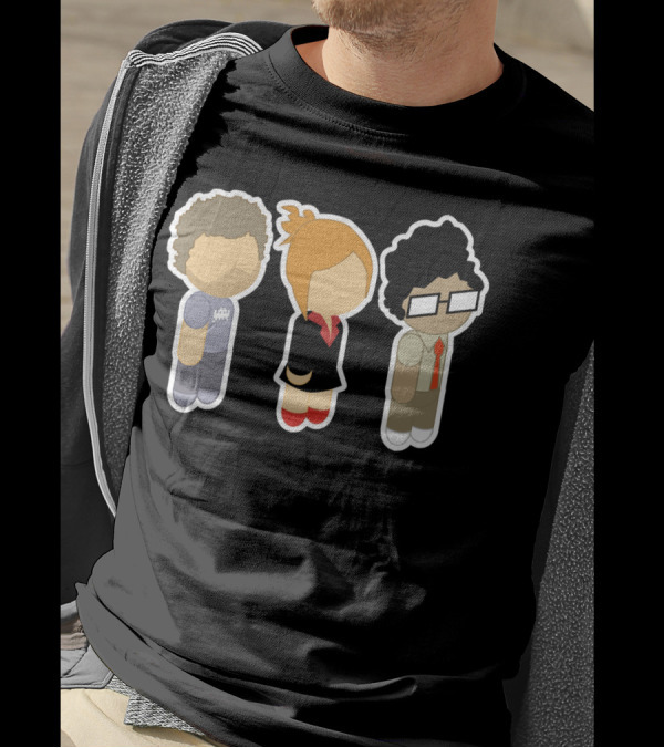 Chibi Roy Moss And Jen IT Crowd T-Shirt