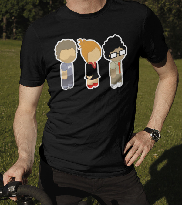 Chibi Roy Moss And Jen IT Crowd T-Shirt
