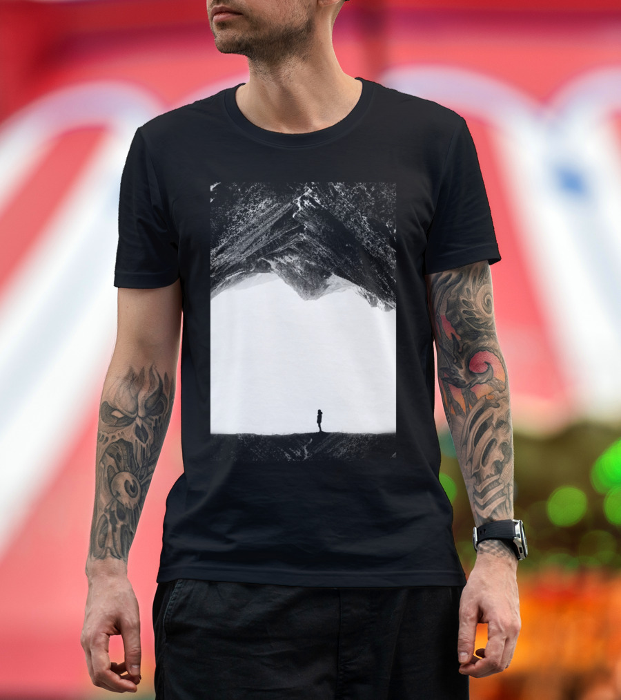 Lost In Isolation Under Majestic Overhang T-Shirt