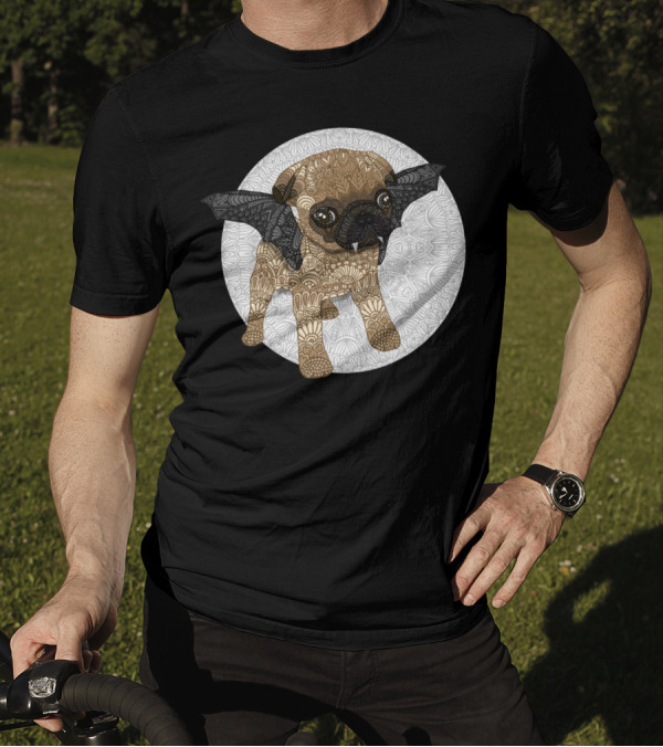 Vampuger Puppy Mya Vampire Bat-Winged T-Shirt