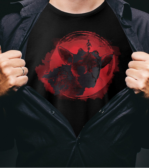 A New Leyend The Last Guardian Trico And Boy Silhouette In Red Circle T-Shirt