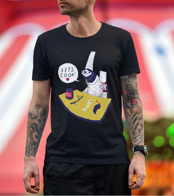 Premium T-Shirt: LETS COOK DOG FOOD T-Shirt LETS COOK DOG FOOD T-Shirt