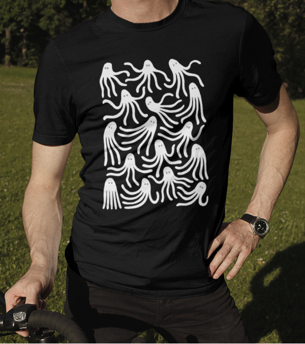 Handicapped Octopi Party With Playful Tentacles T-Shirt