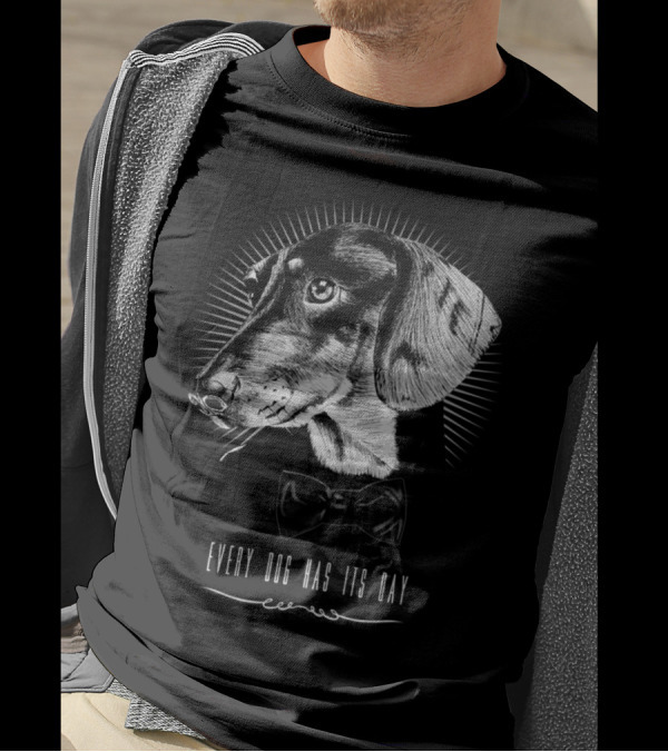 Every Dog Has Its Day Bow Tie T-Shirt
