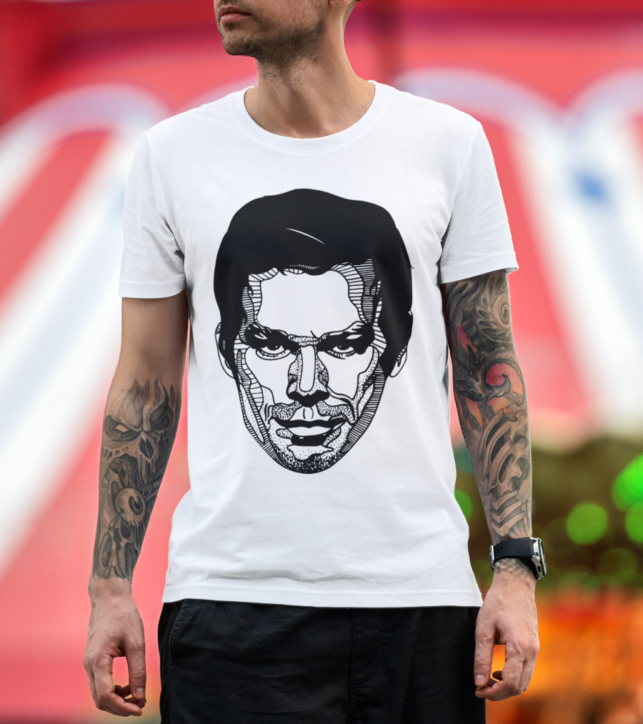 Dexter Morgan Face Outline Dark T-Shirt