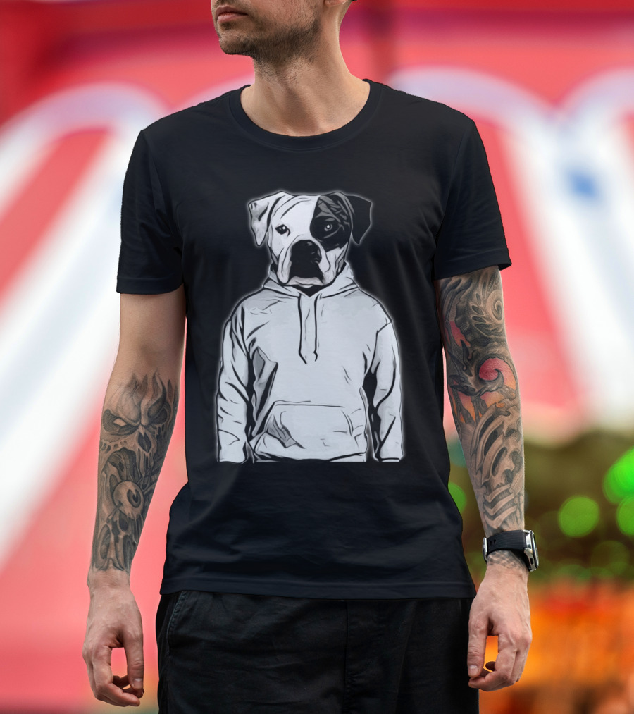 Cool Dog Hoodie Style Pup T-Shirt
