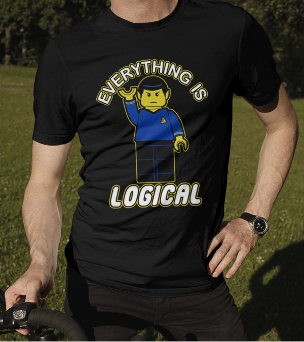 Everything Is Logical Vulcan Minifigure Gesture T-Shirt