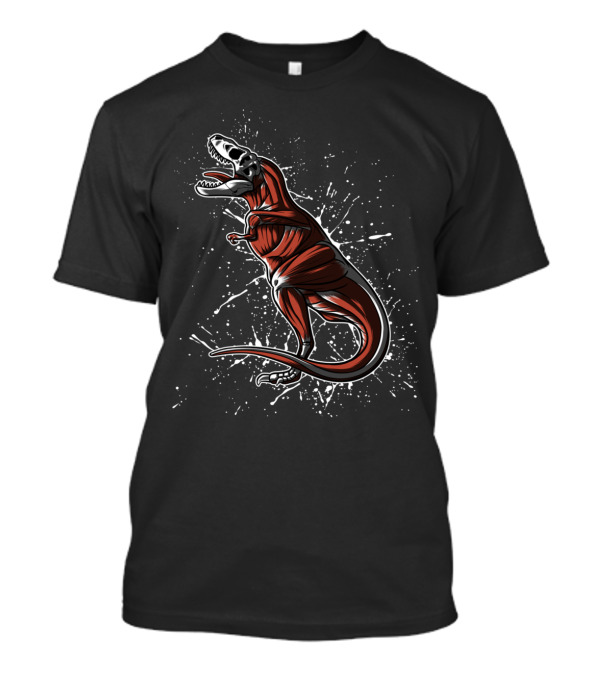 Anatomy Tyrannosaurus Rex Muscle Skeleton T-Shirt