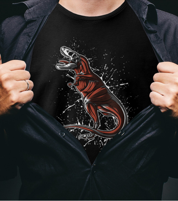 Anatomy Tyrannosaurus Rex Muscle Skeleton T-Shirt