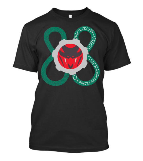 MacPatches Fan Space Gears With Snake Circuit Infinity Loop T-Shirt