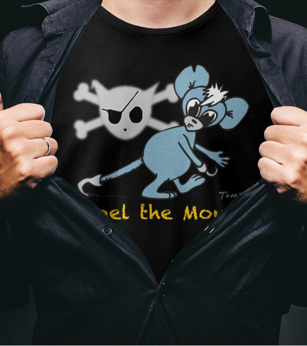 Nigel The Mouse With Skull And Crossbones By TomB T-Shirt