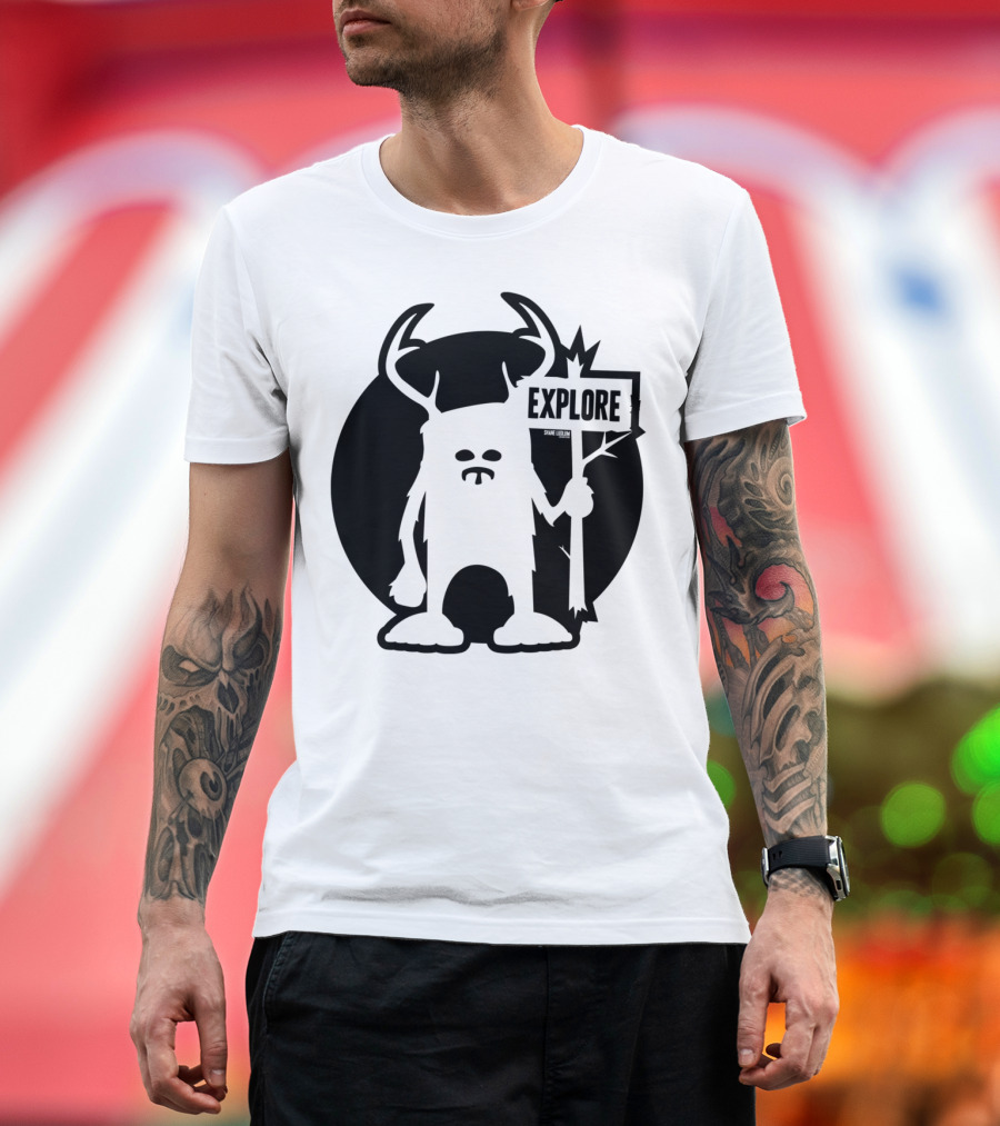 Explore Mythic Creature Emblem T-Shirt