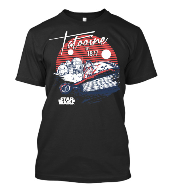 Star Wars Tatooine Est. 1977 Sunspeed Journey T-Shirt