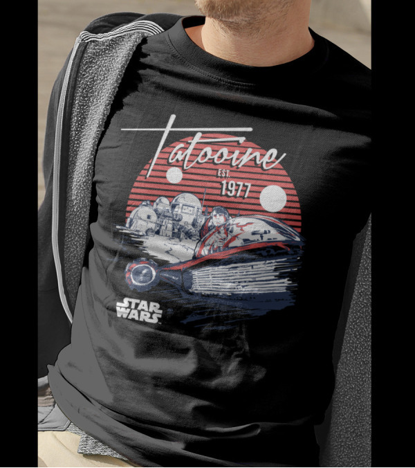 Star Wars Tatooine Est. 1977 Sunspeed Journey T-Shirt
