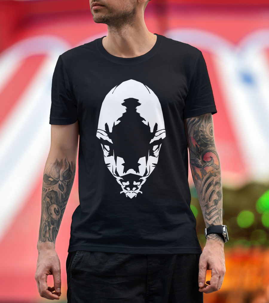 Foreigner Rorschach-Inspired Inkblot Mask T-Shirt
