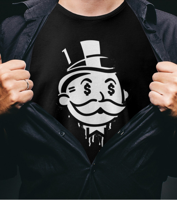 Another Day Another Dollar Monopoly Moneyface T-Shirt