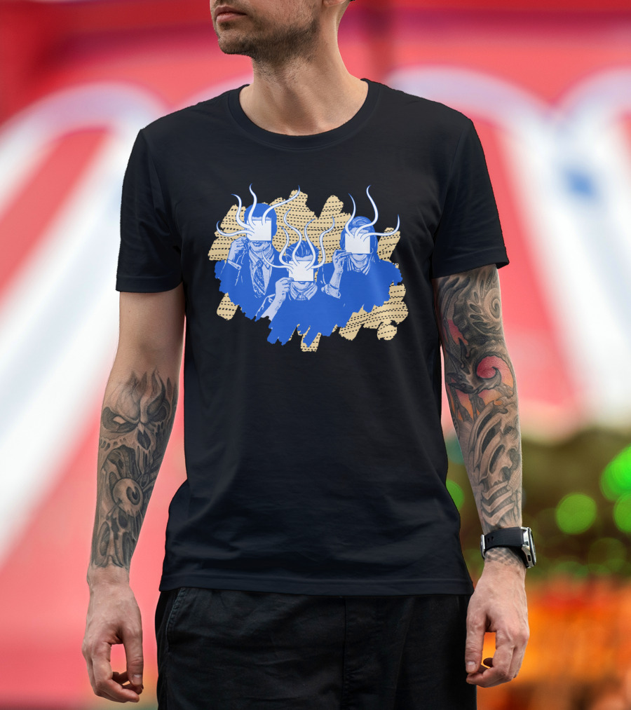 We Are In This Alone Mystery Headless Suit Figures T-Shirt