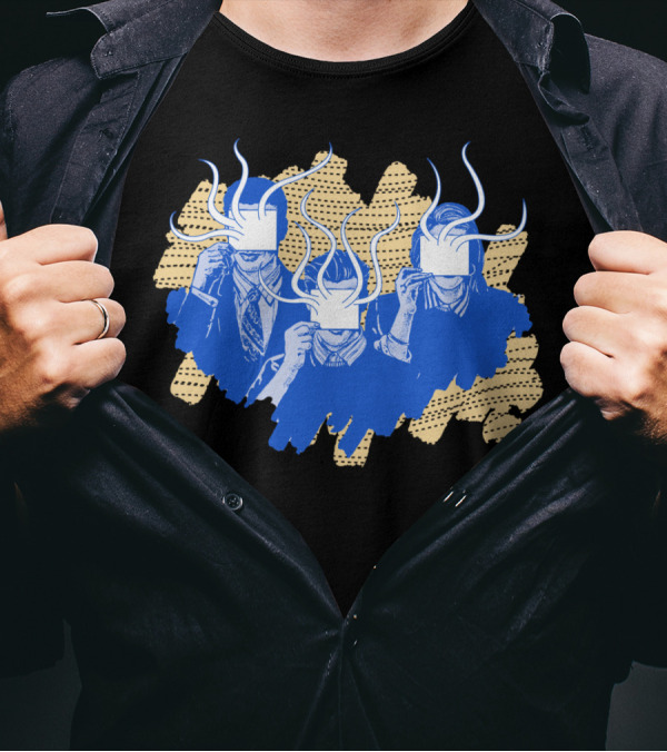 We Are In This Alone Mystery Headless Suit Figures T-Shirt