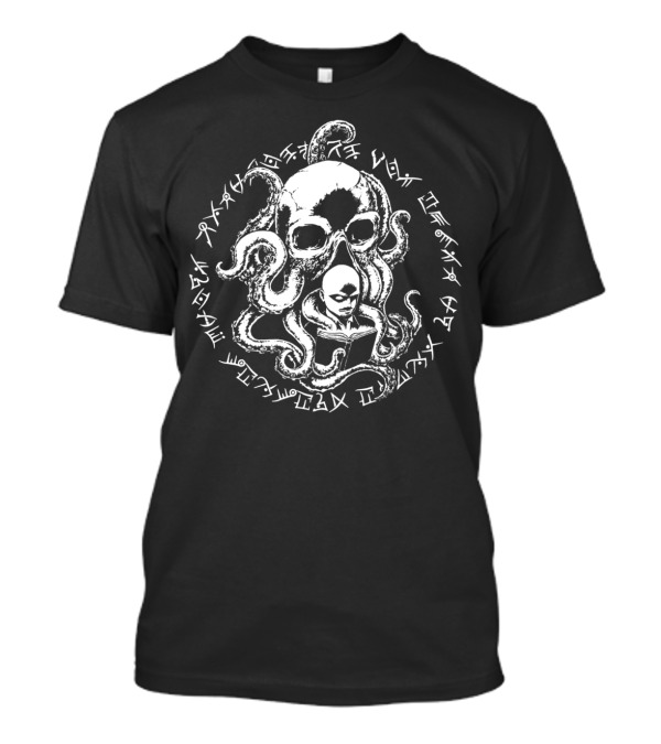Do Not Read From The Book Eldritch Skull Tentacles Symbolism T-Shirt