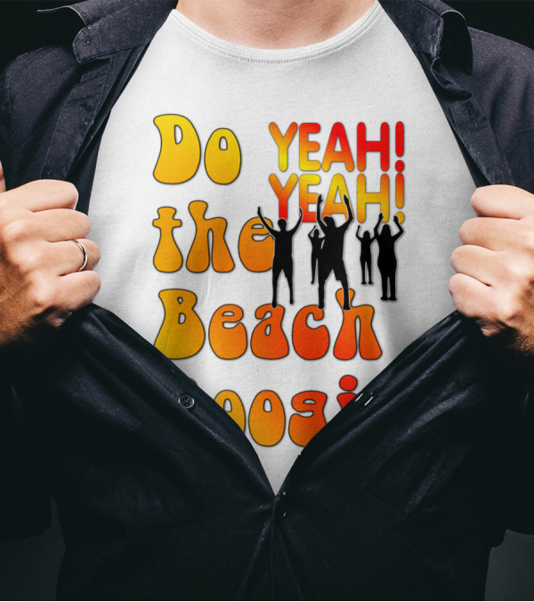 Do The Beach Boogie YEAH YEAH Dancing Silhouettes T-Shirt