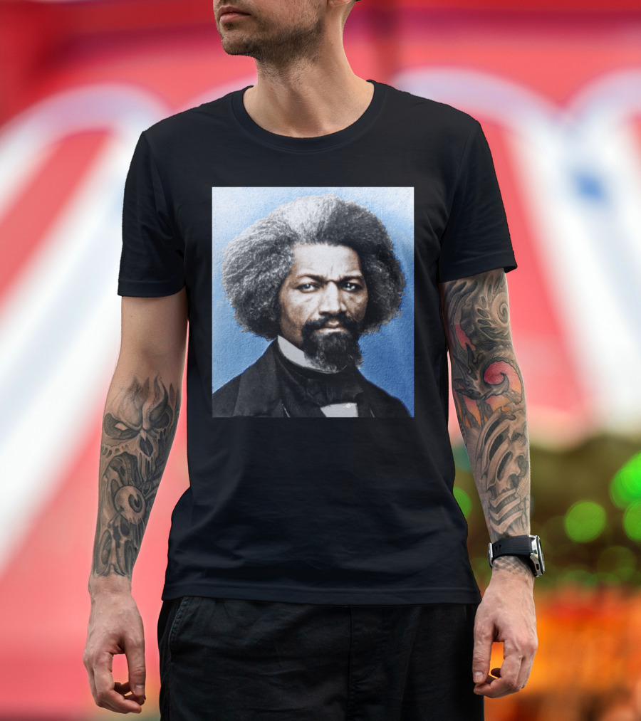 Frederick Douglass Portrait Colorized T-Shirt