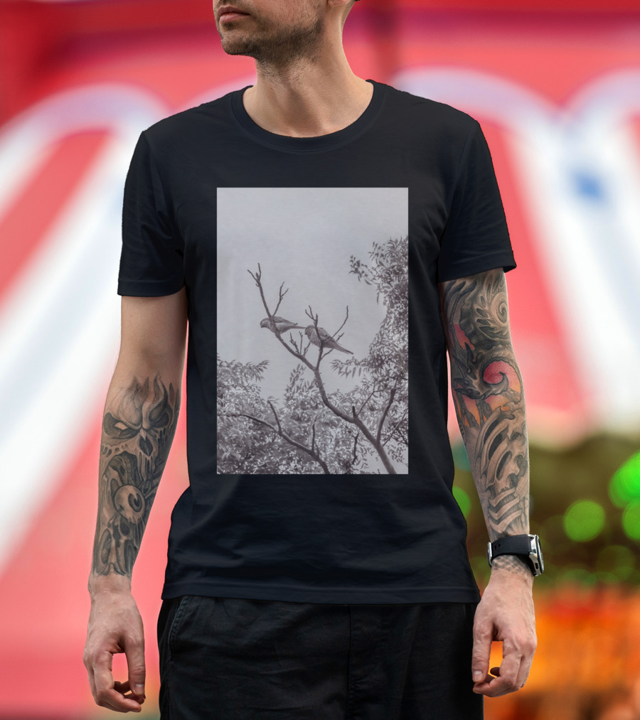 Couple Of Birds At The Top Of A Tree T-Shirt