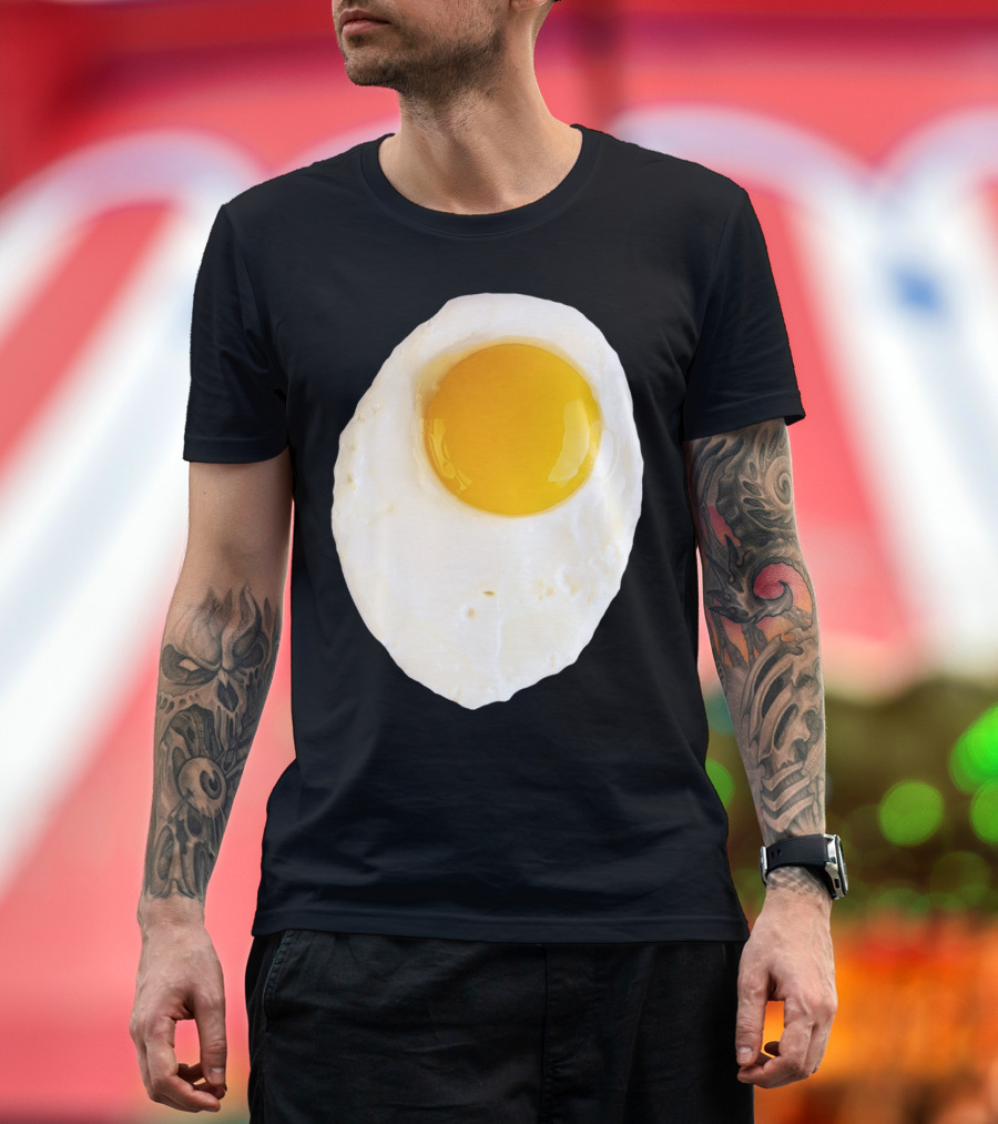 Fried Egg Aesthetic Egg Yolk T-Shirt