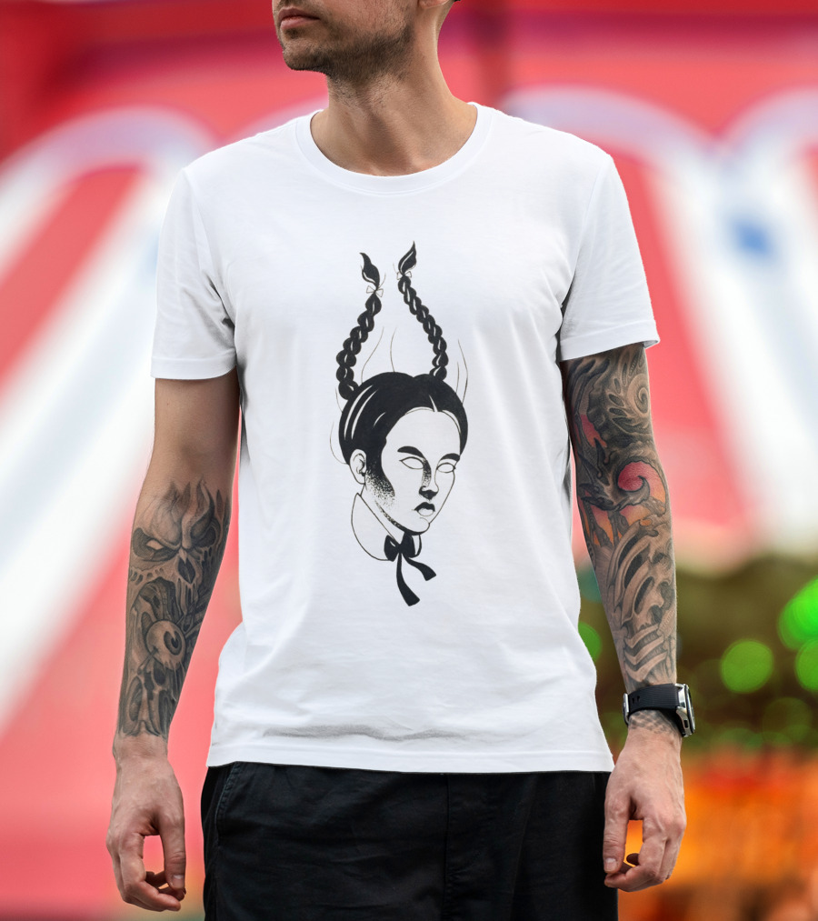 Odd Child Ghostly Braided Figure T-Shirt