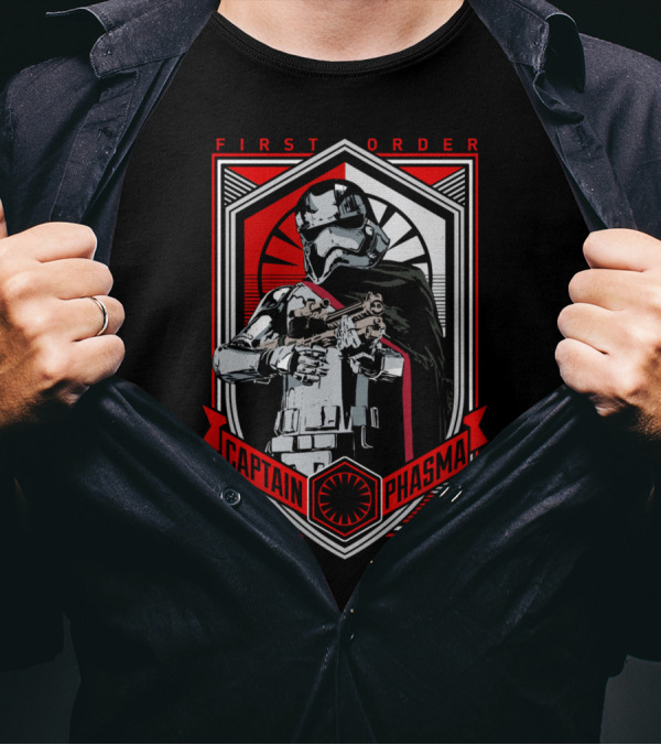 First Order Captain Phasma Commander Emblem T-Shirt