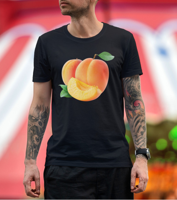 Premium T-Shirt: Apricots Sti Summer Fresh Fruit Delight T-Shirt Apricots Sti Summer Fresh Fruit Delight T-Shirt