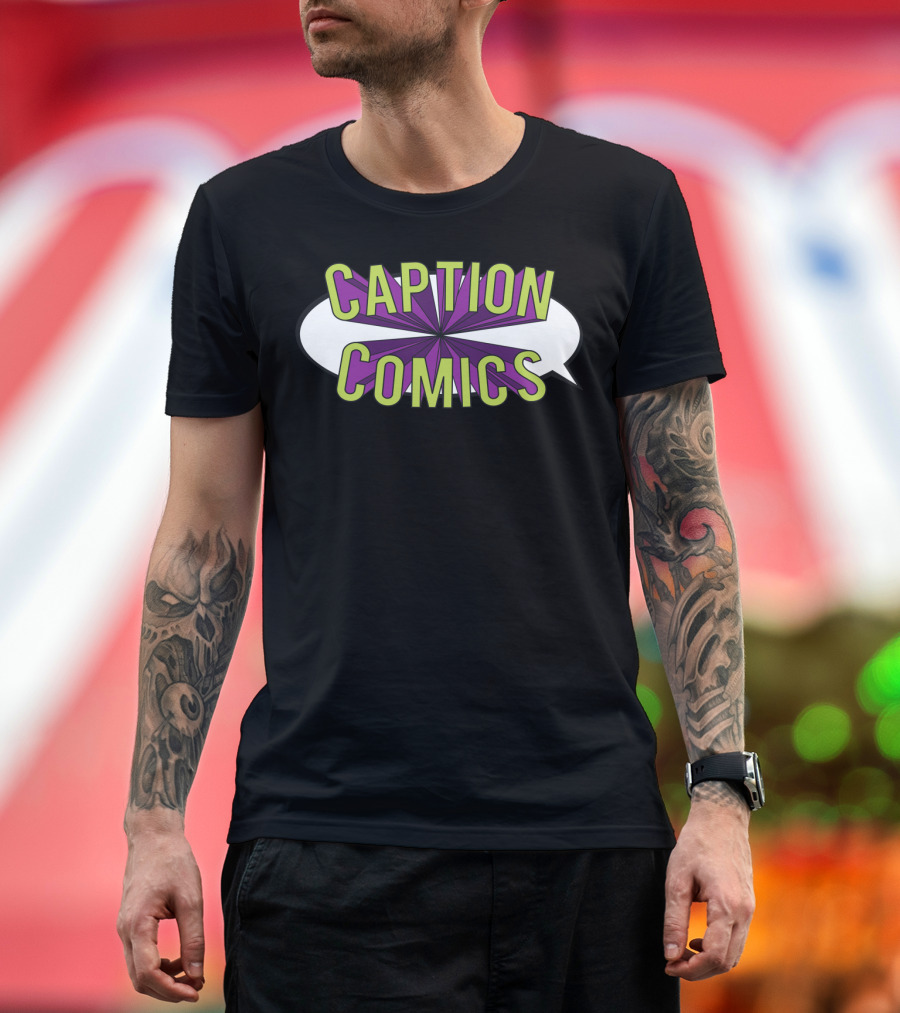 Caption Comics Speech Bubble Pop T-Shirt
