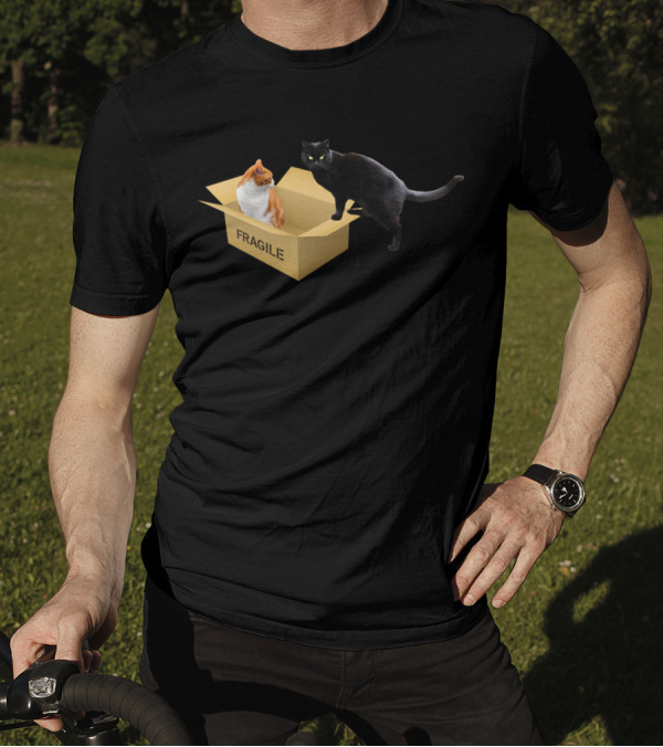FRAGILE CATS IN A BOX T-Shirt
